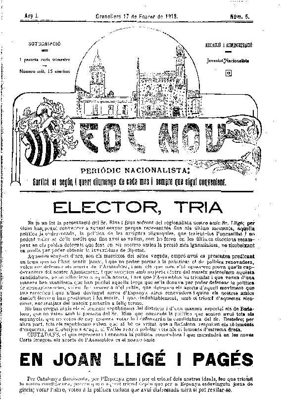 Foc Nou, 17/2/1918 [Issue]