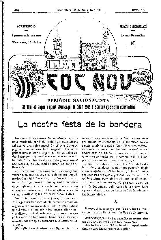 Foc Nou, 23/6/1918 [Issue]