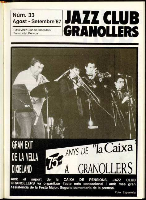 Jazz Club Granollers, 1/9/1987 [Issue]