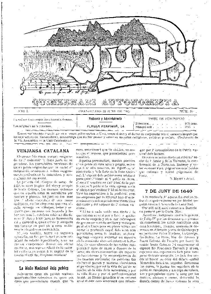 Juny, 22/6/1905 [Issue]