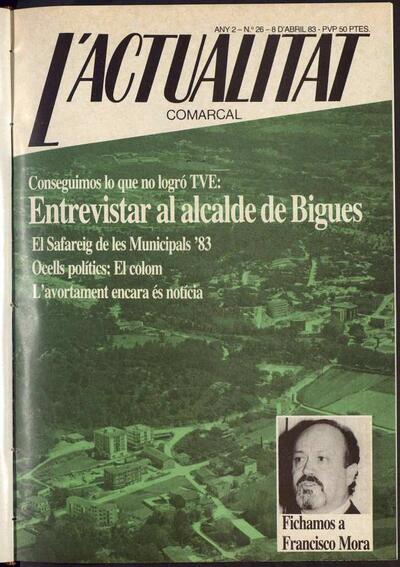L'Actualitat Comarcal, 8/4/1983 [Issue]
