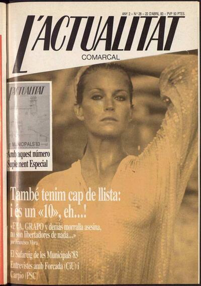 L'Actualitat Comarcal, 22/4/1983 [Issue]