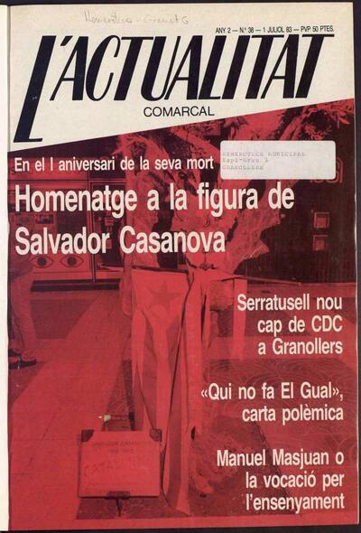 L'Actualitat Comarcal, 1/7/1983 [Issue]