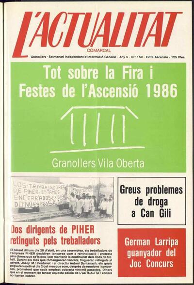 L'Actualitat Comarcal, 1/5/1986 [Issue]