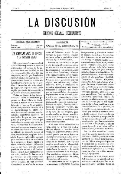 La Discusión, 6/8/1893 [Issue]