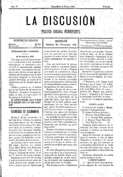 La Discusión, 6/1/1894 [Issue]