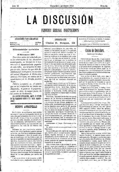 La Discusión, 14/1/1894 [Issue]