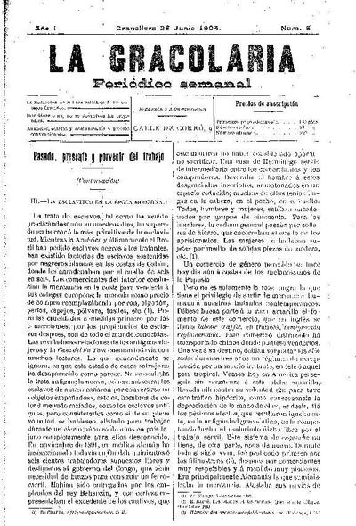 La Gracolaria, 26/6/1904 [Issue]