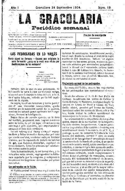 La Gracolaria, 24/9/1904 [Ejemplar]