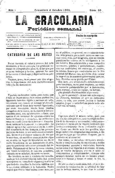 La Gracolaria, 8/10/1904 [Issue]