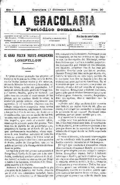 La Gracolaria, 17/12/1904 [Issue]