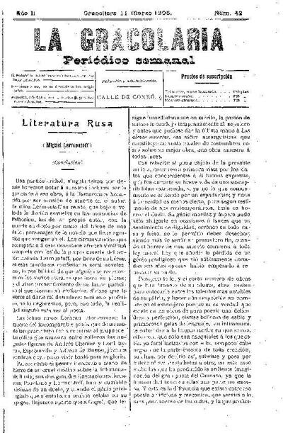 La Gracolaria, 11/3/1905 [Issue]