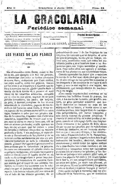 La Gracolaria, 3/6/1905 [Issue]