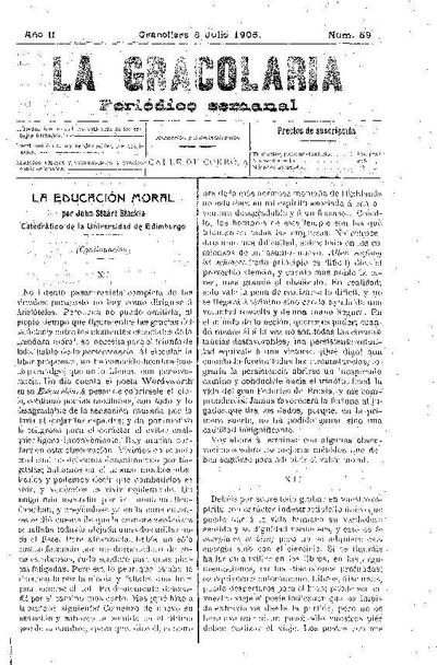 La Gracolaria, 8/7/1905 [Issue]