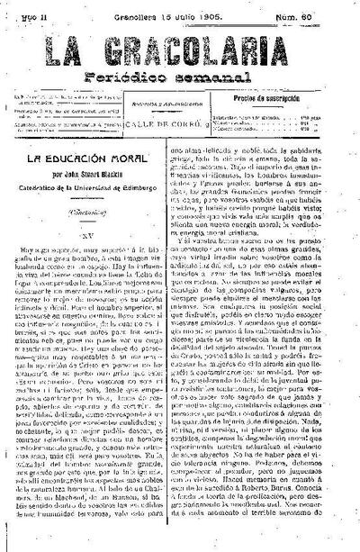 La Gracolaria, 15/7/1905 [Issue]