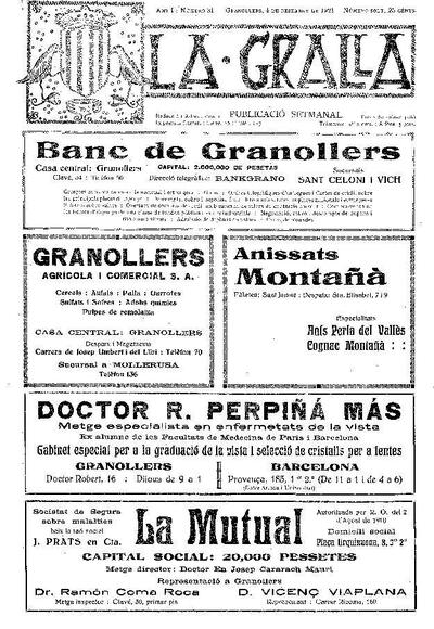 La Gralla, 4/12/1921 [Exemplar]