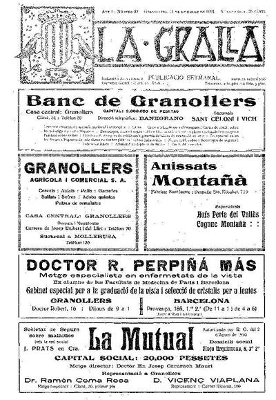 La Gralla, 11/12/1921 [Issue]