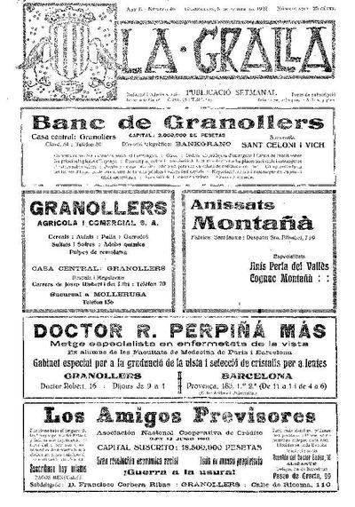 La Gralla, 5/2/1922 [Exemplar]