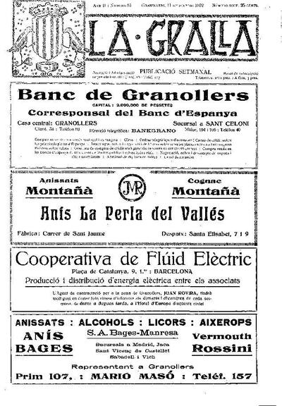 La Gralla, 11/6/1922 [Exemplar]