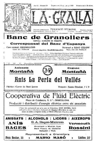 La Gralla, 25/6/1922 [Exemplar]