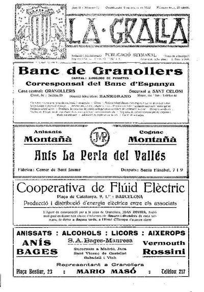 La Gralla, 9/7/1922 [Exemplar]