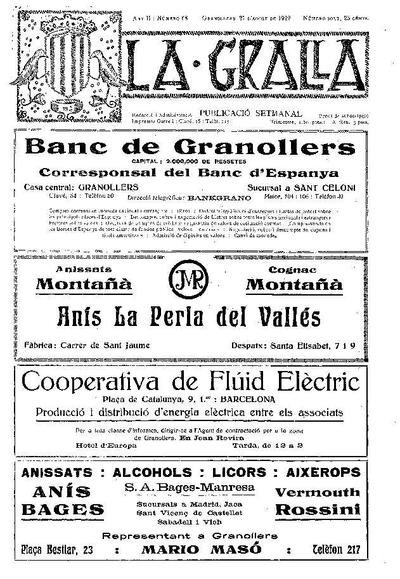 La Gralla, 27/8/1922 [Exemplar]