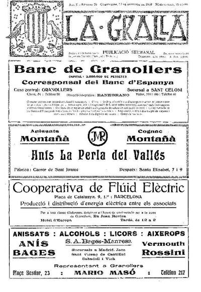 La Gralla, 17/9/1922 [Issue]