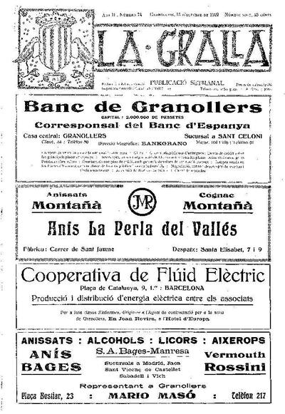 La Gralla, 15/10/1922 [Issue]