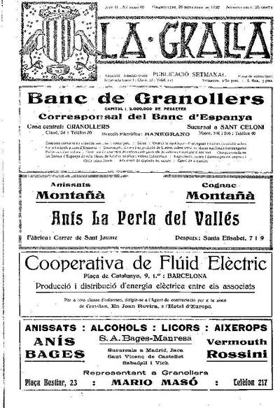 La Gralla, 26/11/1922 [Issue]