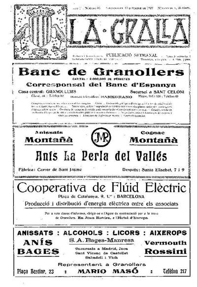 La Gralla, 17/12/1922 [Issue]