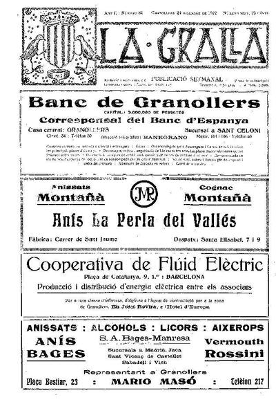 La Gralla, 24/12/1922 [Issue]