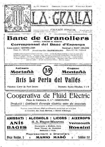 La Gralla, 14/1/1923 [Issue]