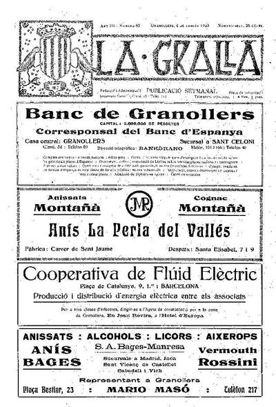 La Gralla, 4/2/1923 [Issue]