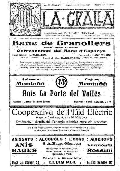 La Gralla, 15/4/1923 [Issue]