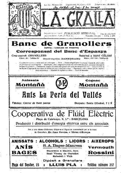 La Gralla, 29/4/1923 [Issue]