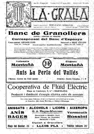 La Gralla, 8/7/1923 [Issue]