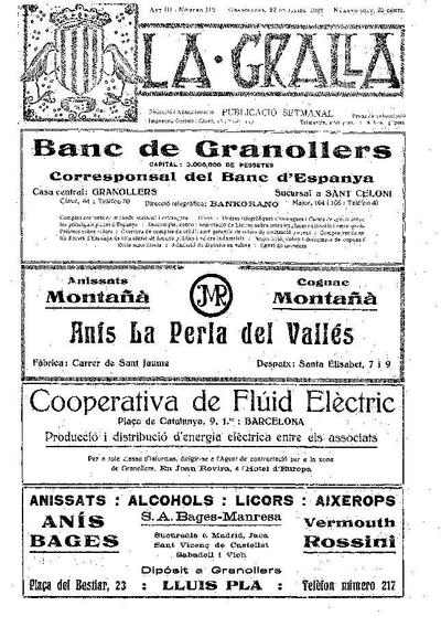 La Gralla, 22/7/1923 [Issue]
