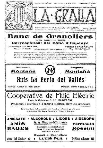 La Gralla, 12/8/1923 [Issue]