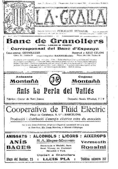 La Gralla, 2/9/1923 [Issue]