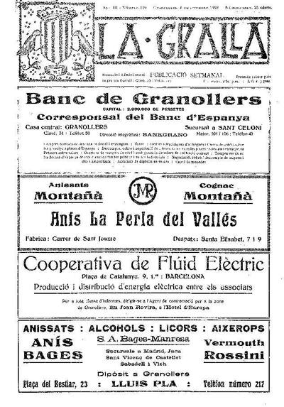 La Gralla, 9/9/1923 [Issue]