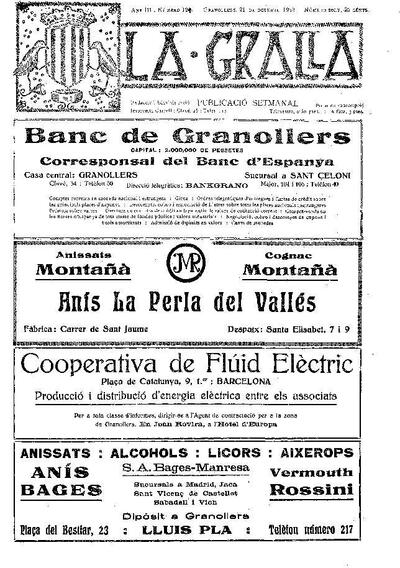 La Gralla, 21/10/1923 [Issue]