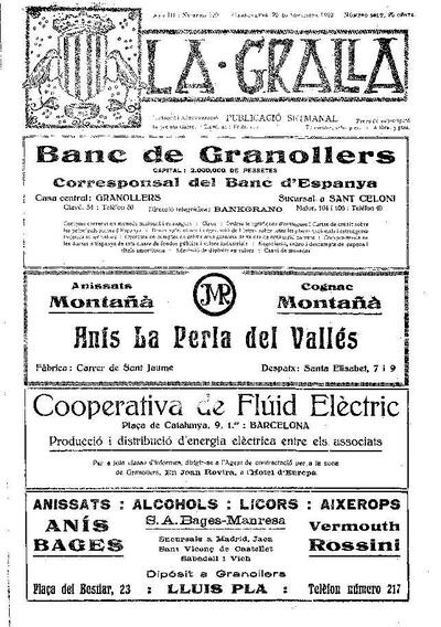 La Gralla, 25/11/1923 [Issue]