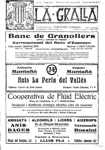 La Gralla, 2/12/1923 [Issue]