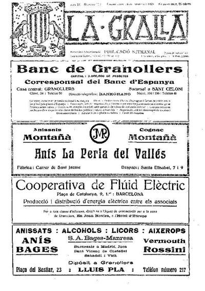 La Gralla, 16/12/1923 [Issue]