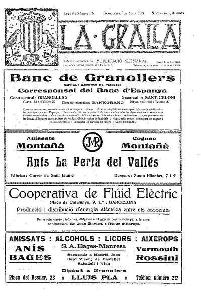 La Gralla, 6/1/1924 [Issue]