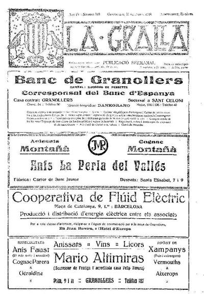 La Gralla, 10/2/1924 [Issue]