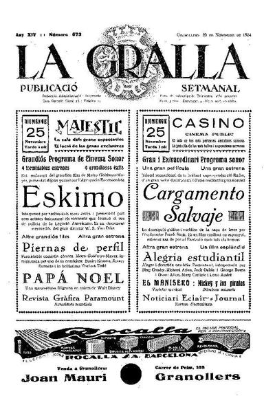 La Gralla, 25/11/1934 [Issue]