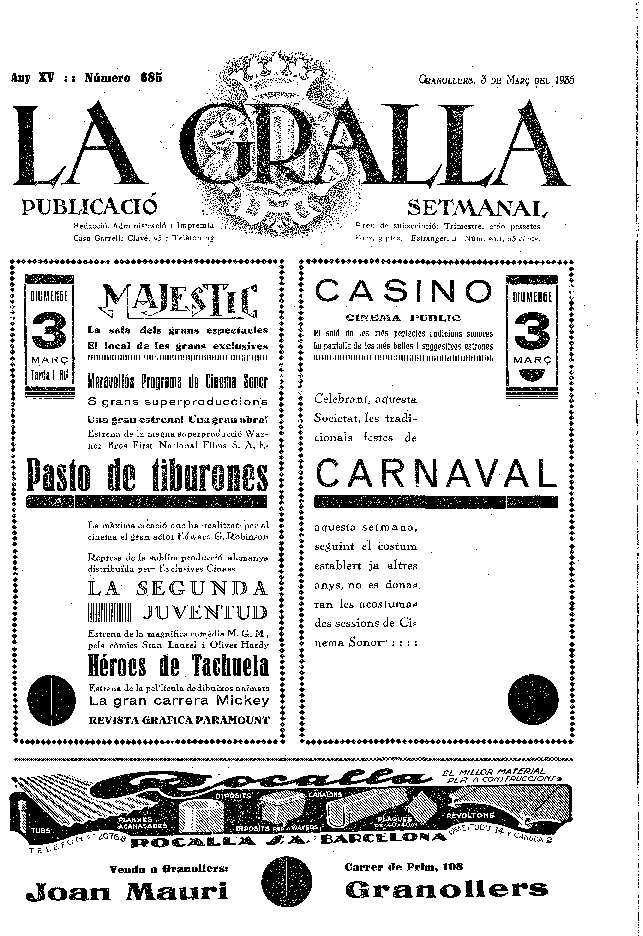 La Gralla, 3/3/1935 [Issue]