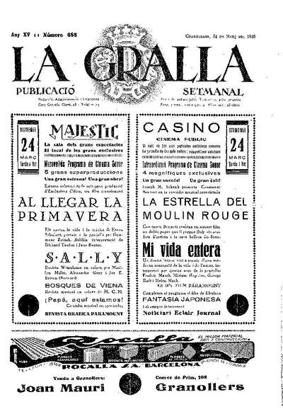 La Gralla, 24/3/1935 [Issue]