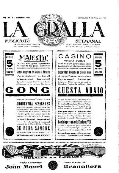 La Gralla, 5/5/1935 [Issue]